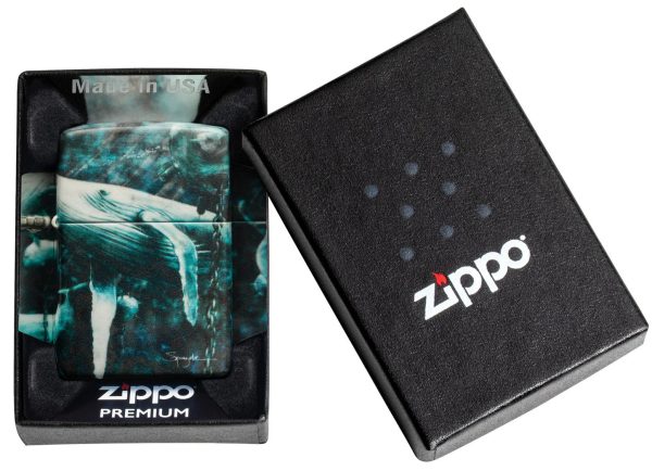 Zippo Lighter - Spazuk Whale on Sale - Image 3