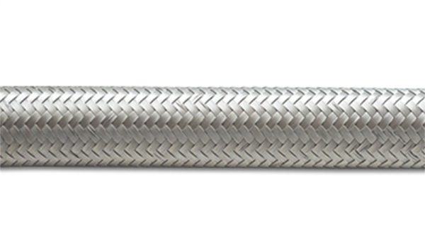 Vibrant -6 AN SS Braided Flex Hose (20 foot roll) For Sale