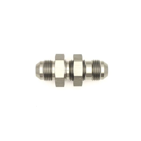 DeatschWerks 8AN Male Flare To 8AN Male Flare Bulkhead Adapter (Incl. Nut) Sale - Image 3