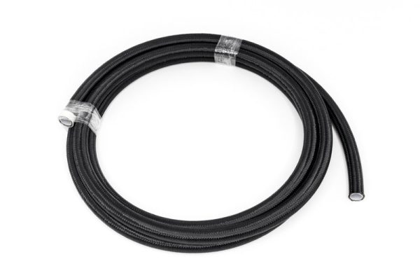 DeatschWerks 8AN Black Nylon Braided PTFE Hose 10 Feet Supply
