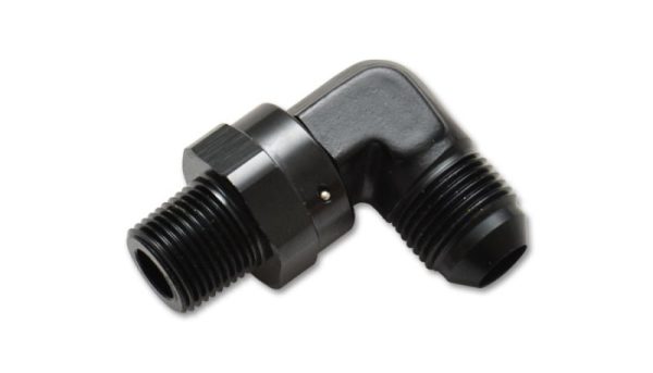 Vibrant -6AN to 1 8in NPT Male Swivel 90 Degree Adapter Fitting Fashion