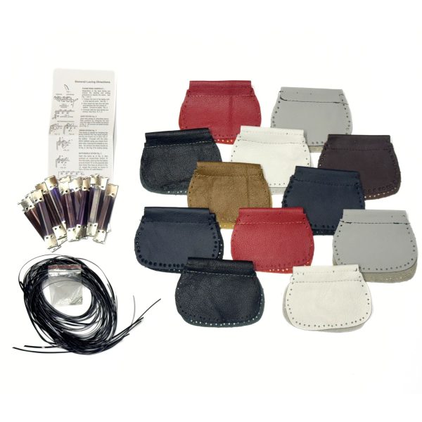Make Your Own Flex Top Leather Coin Purse Kit - DIY Leather Squeeze Coin Purses For Discount